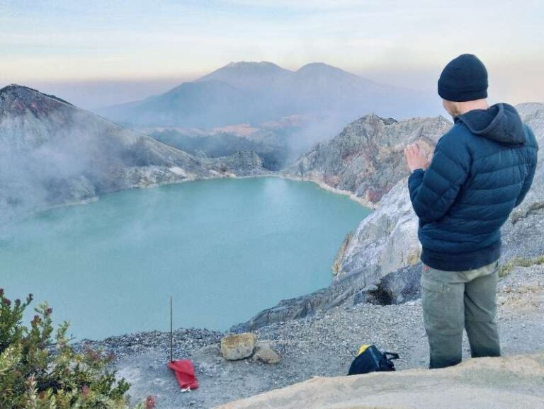 we make trip in bromo ijen crater
